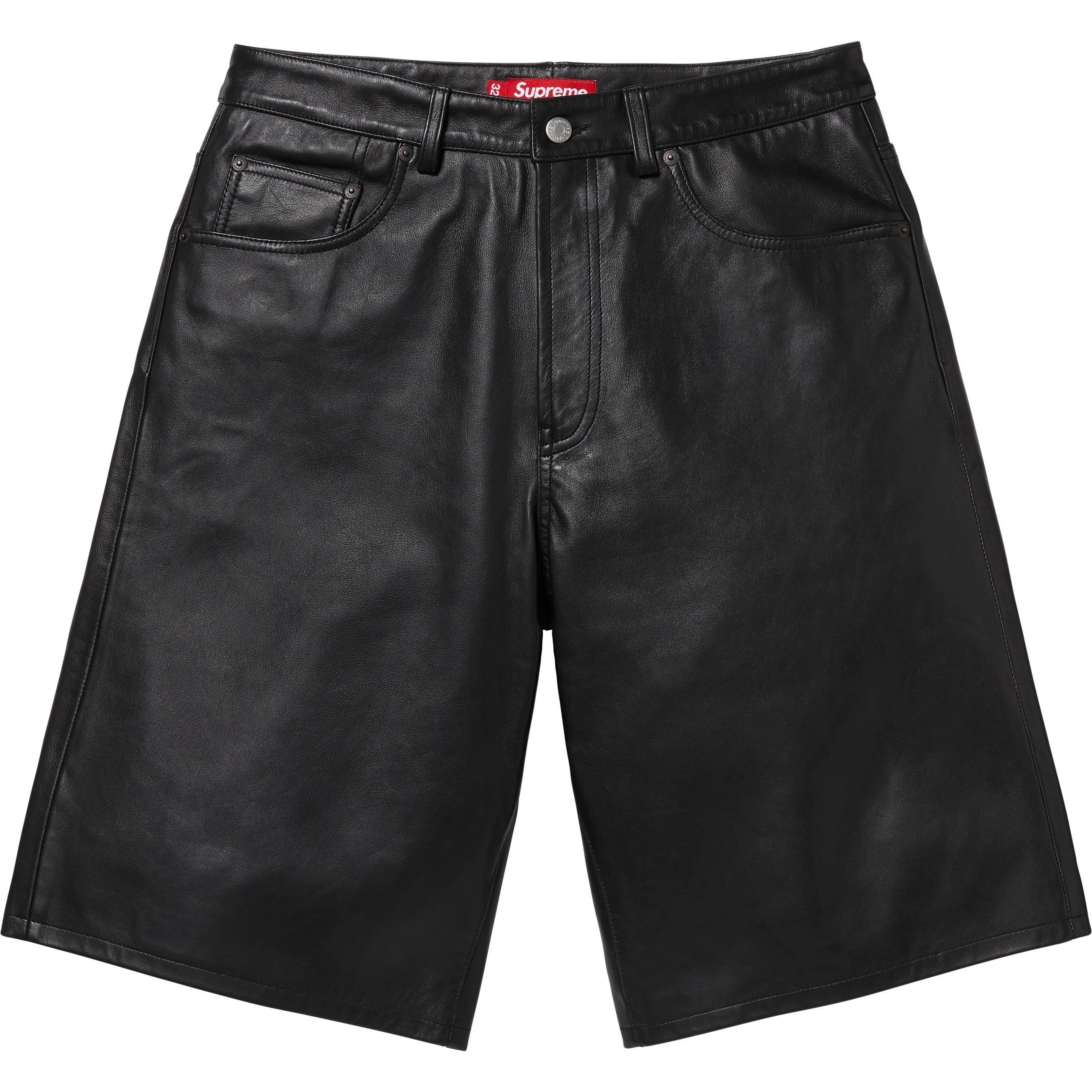Baggy Leather Short view 6